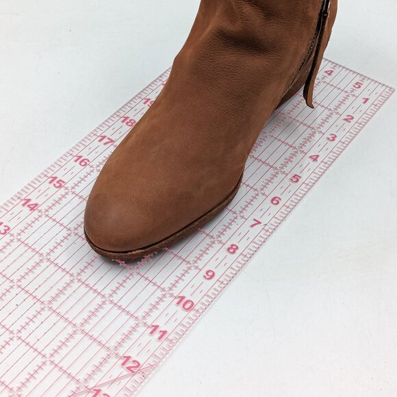 Sam Edelman Women Packer Brown Suede Western Zip Boots size 7.5 - Picture 3 of 10